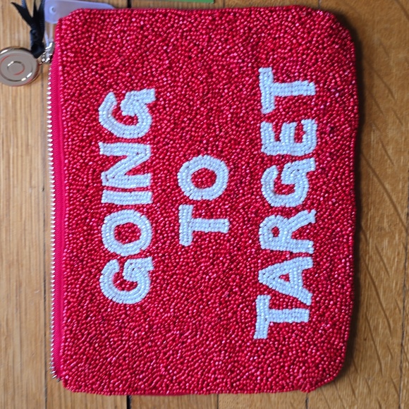 NWT, kate spade new york x Target, Going to Target Beaded Clutch, 8.25\